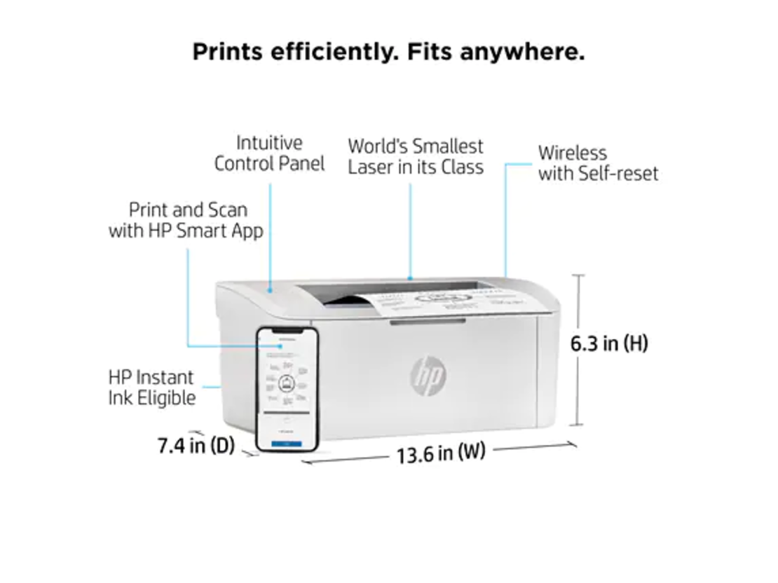 طابعة ليزر لاسلكية  HP LaserJet M110w