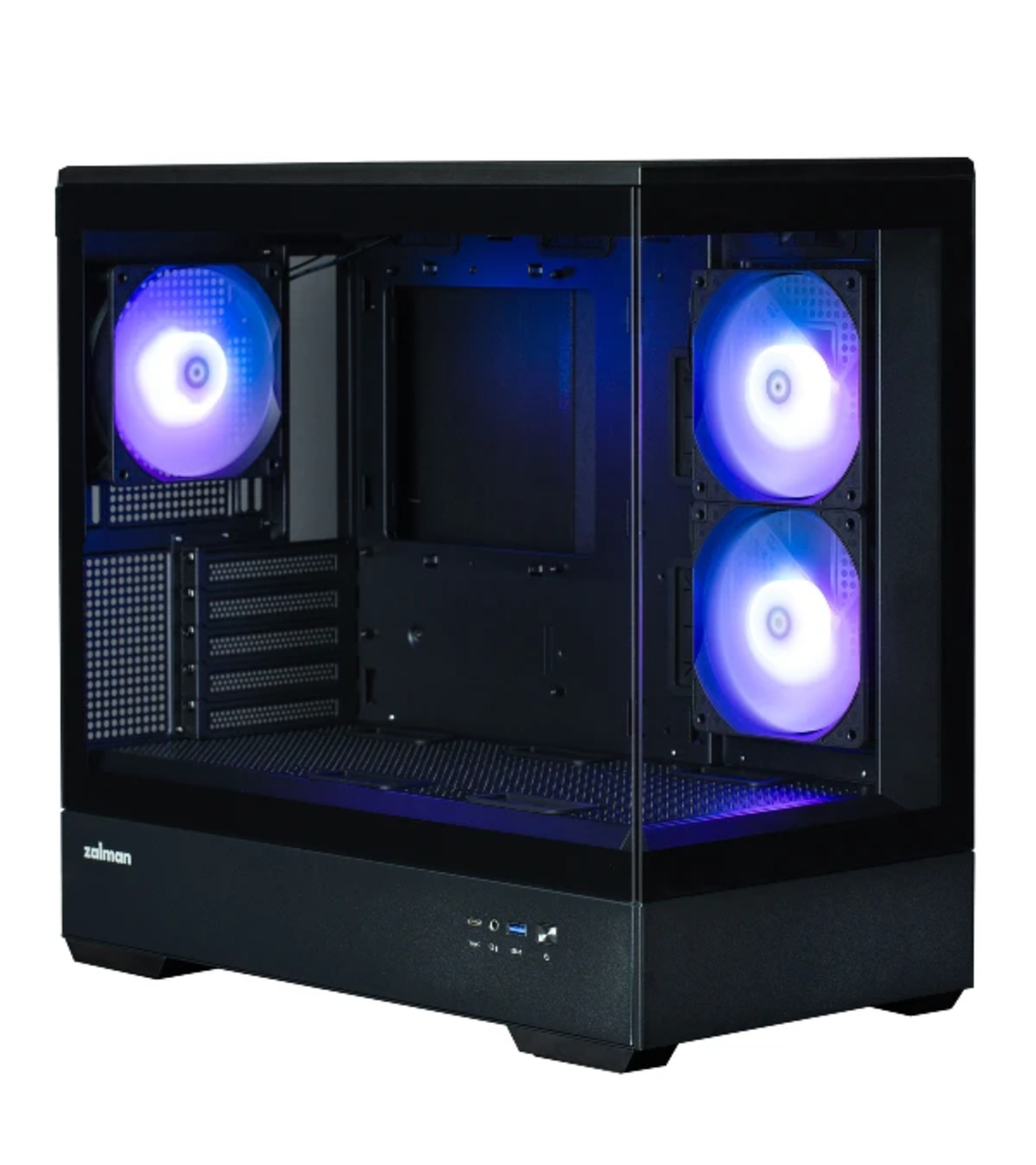 صندوق جيمينج ZALMAN P30 ARGB mATX CASE - Black