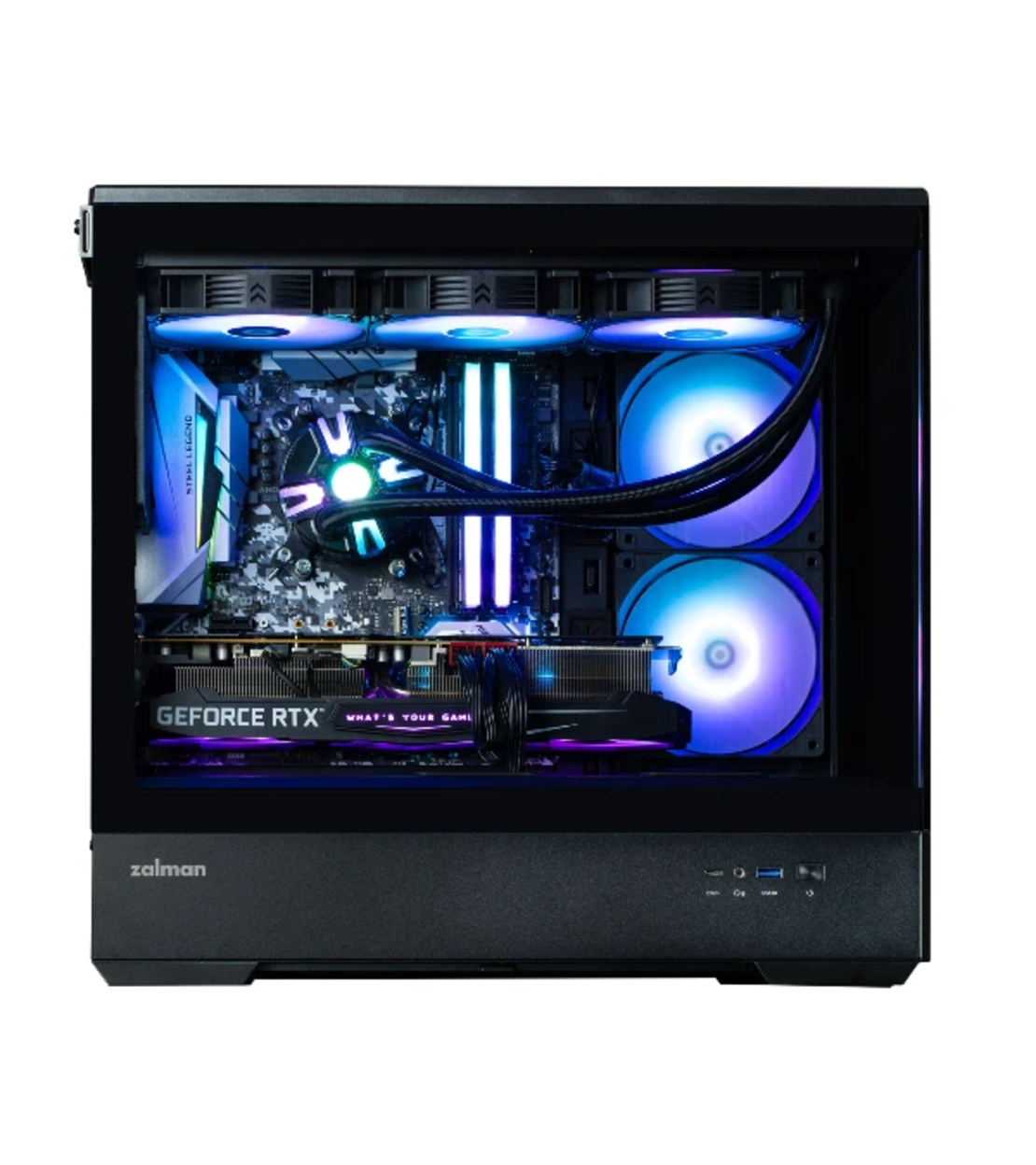 صندوق جيمينج ZALMAN P30 ARGB mATX CASE - Black