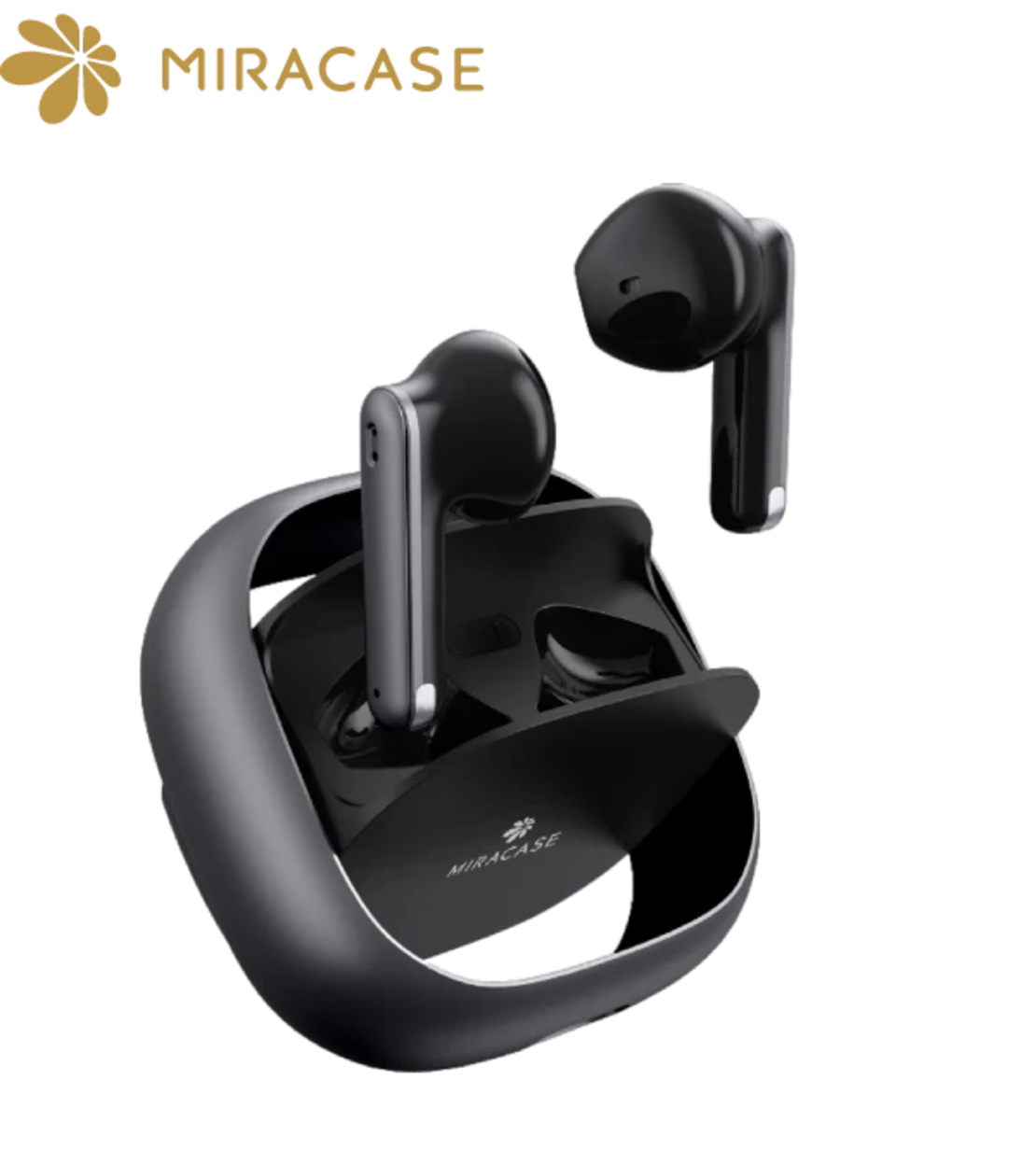 سماعات أذن لاسلكية MIRACASE MTWS200 – أسود