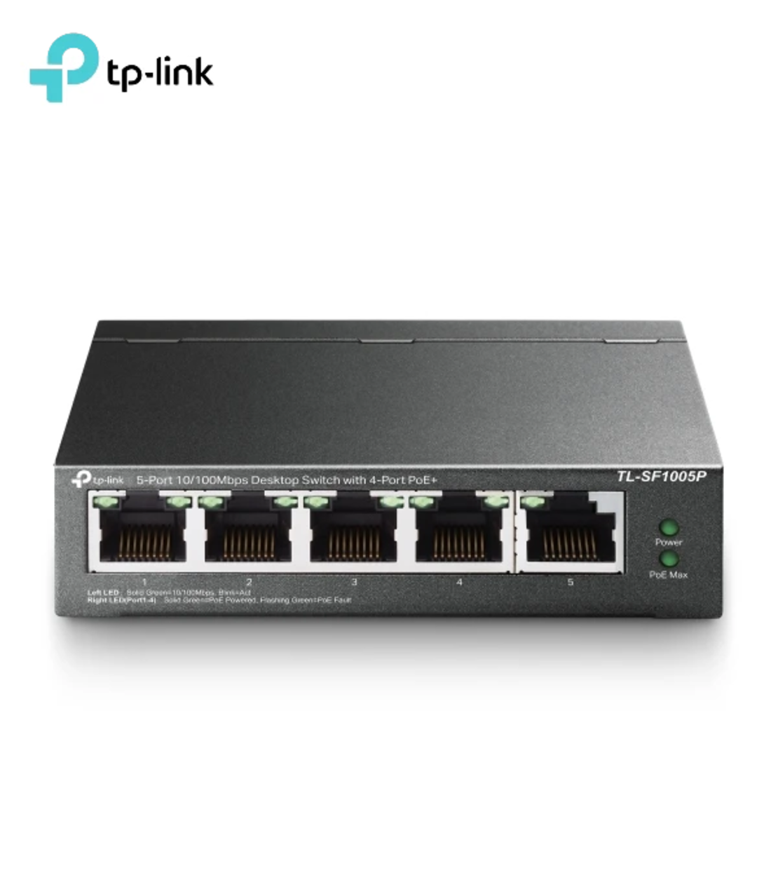 מתג TP-Link TL-SF1005P 4POE 58W 10/100 SWITCH