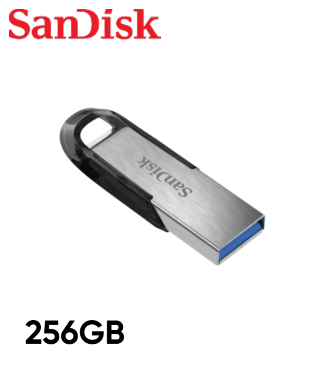 התקן  SanDisk Ultra Flair USB 3.0 256GB Flash Drive