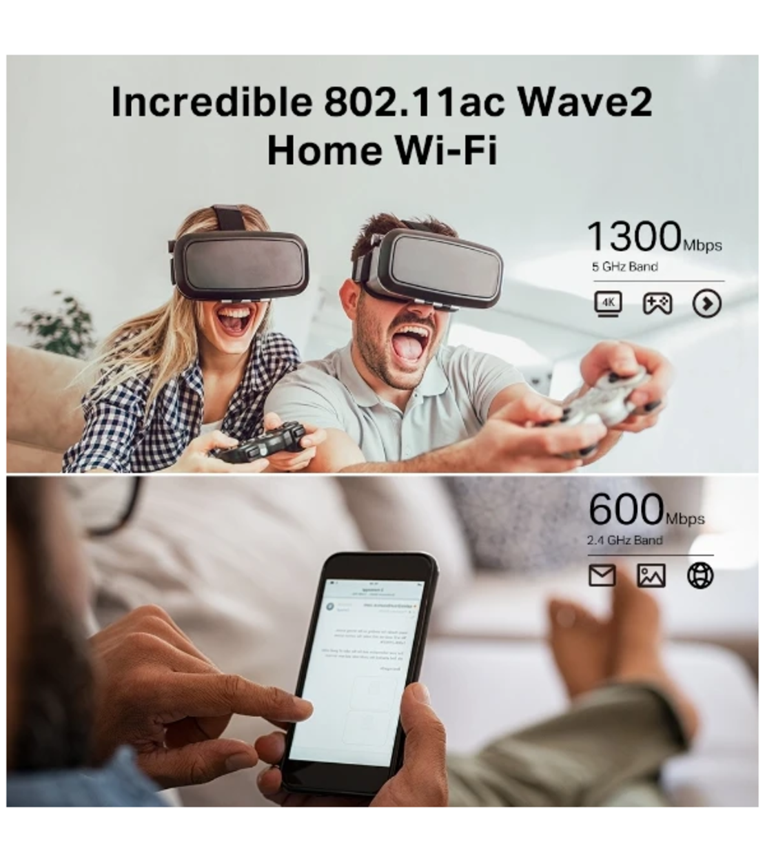راوتر لاسلكي Tp-Link Archer C80 AC1900 Wireless MU-MIMO Wi-Fi Router