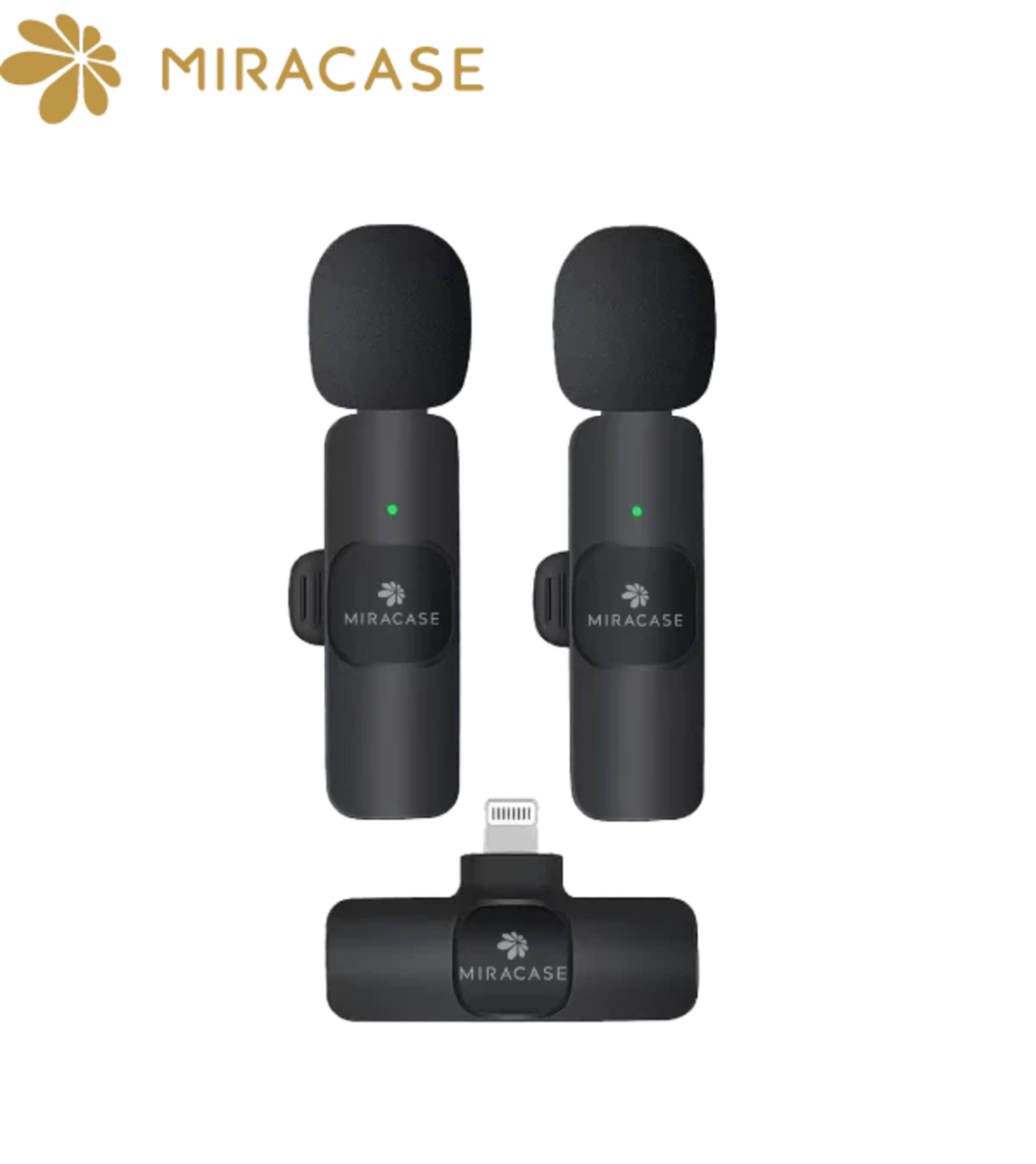 ميكروفون لاسلكي مزدوج MWMC550 Lightning من MIRACASE