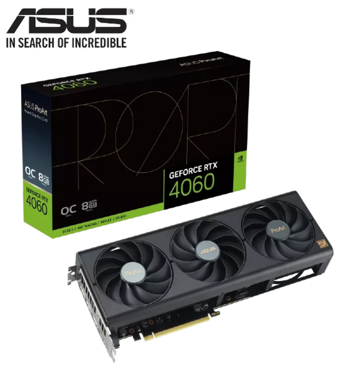 كرت شاشة ASUS ProArt GeForce RTX™ 4060 OC edition 8GB GDDR6