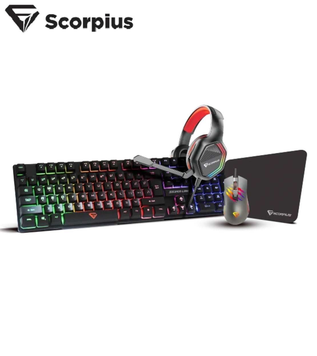 SCORPIUS 4-in-1 Gaming Set