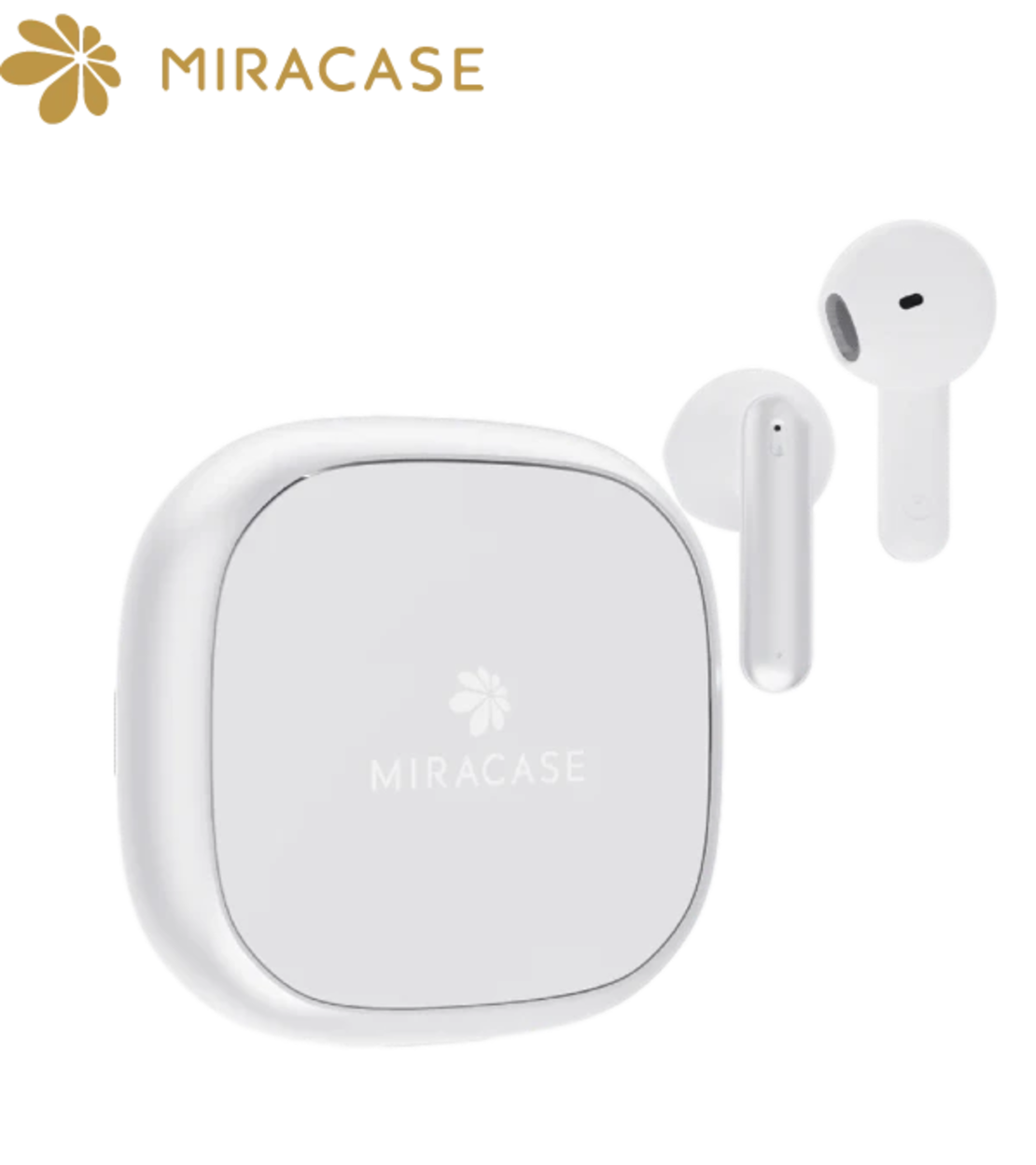 سماعات أذن لاسلكية MIRACASE MTWS200 – أبيض