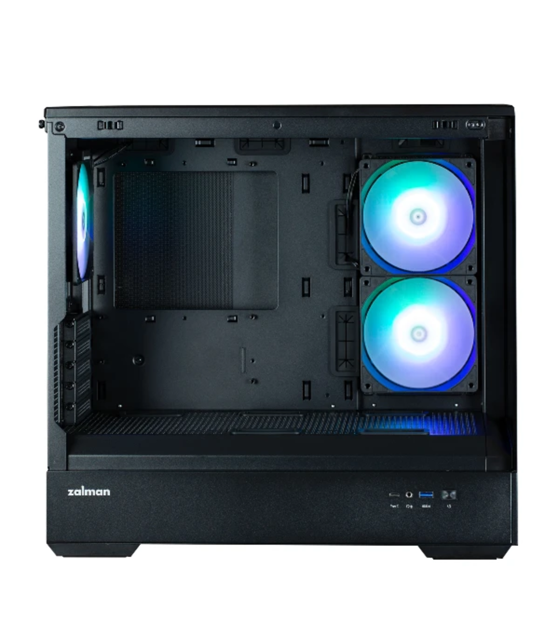 صندوق جيمينج ZALMAN P30 ARGB mATX CASE - Black