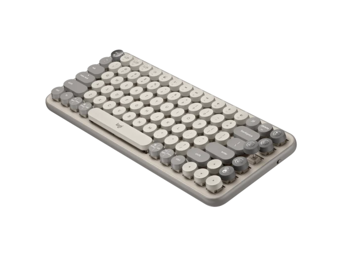 מקלדת מכאנית אלחוטית אפור LOGITECH POP KEYS