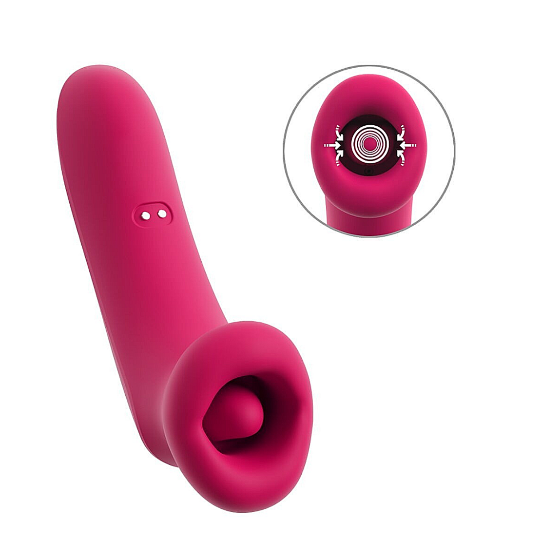 פה יונק ורוטט לדגדגן הנשיקה הלוהטת-You2Toys