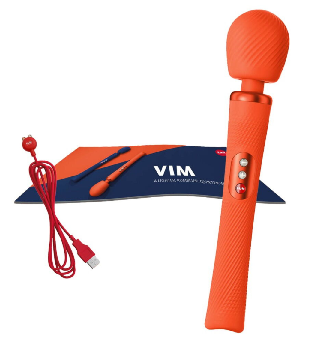 שרביט קסמים יוקרתי vim עם ויברציות חזקות לדגדגן- Fun Factory