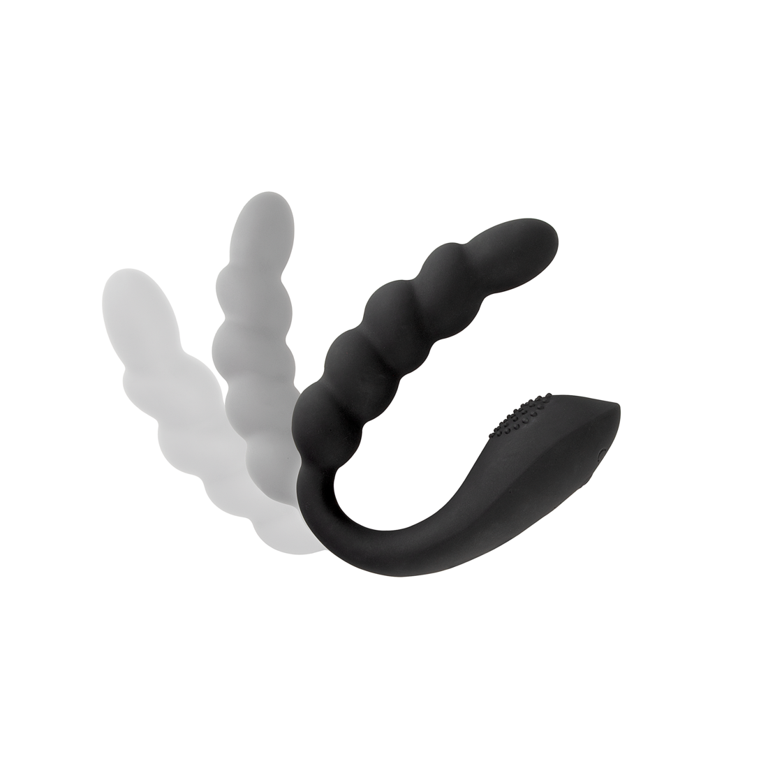 ויברטור אנאלי משולב רוטט וגמיש לגירוי כפול-Black Velvets