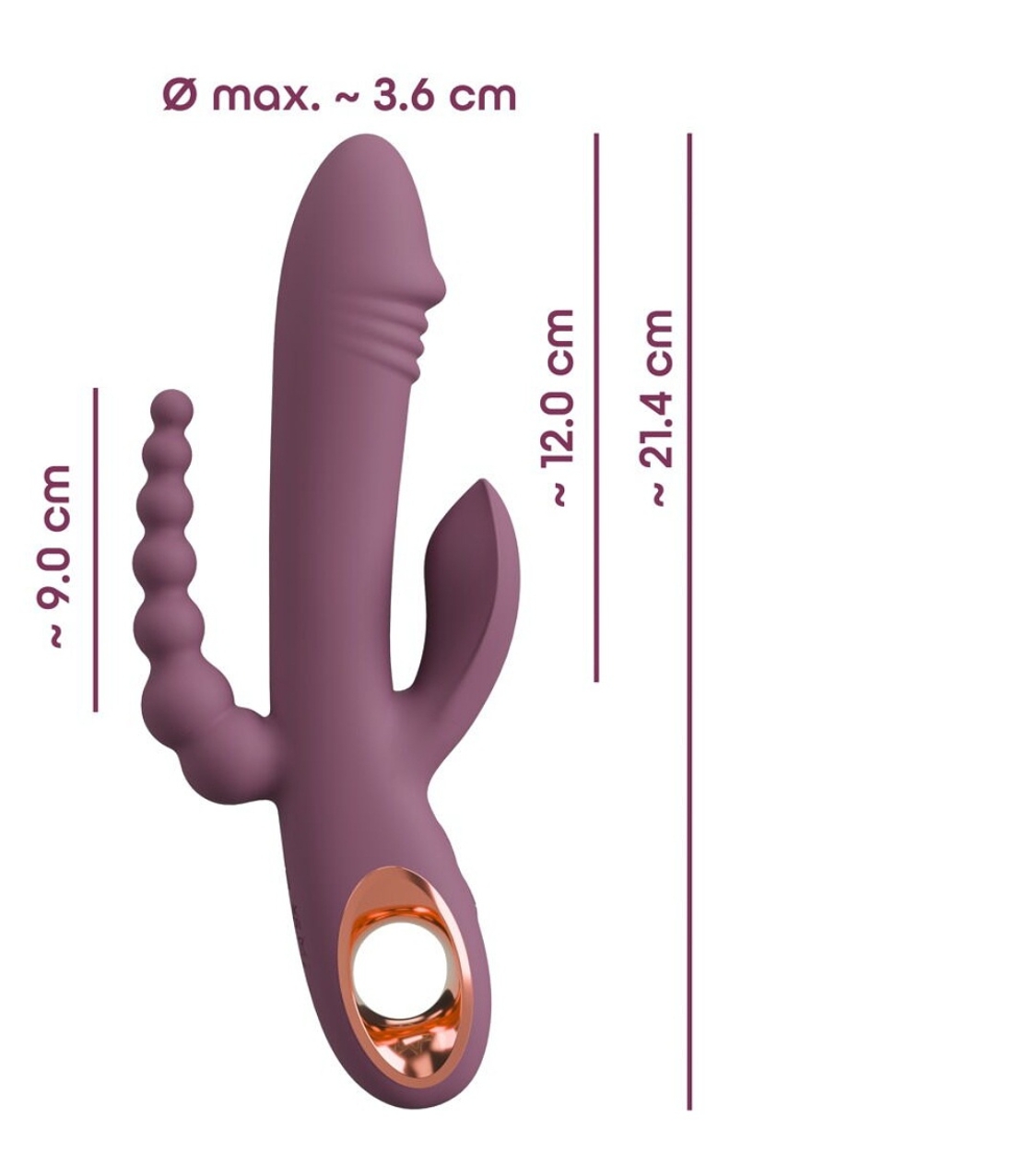ויברטור טריפל-Slim Triple Plum