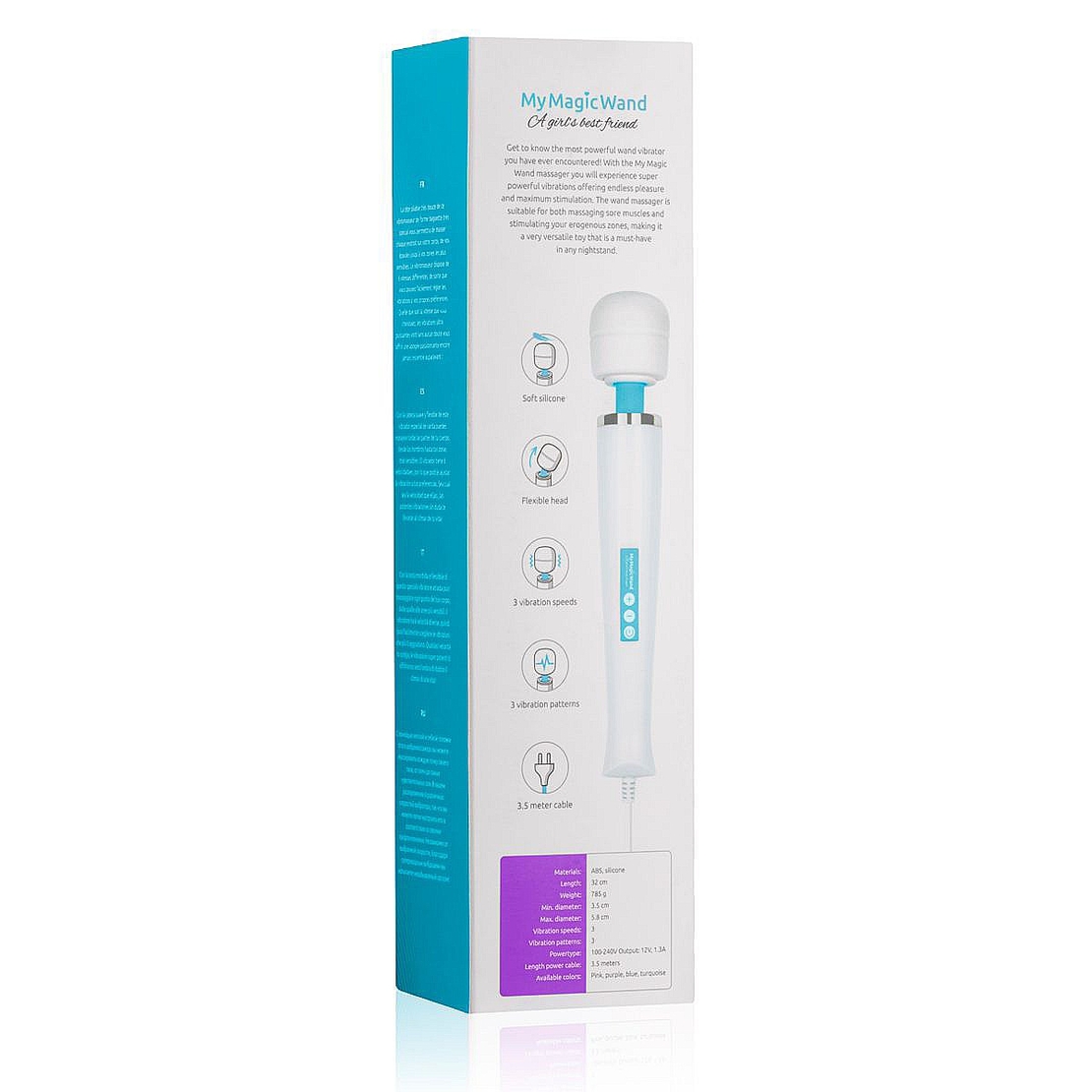 שרביט קסמים חזק לדגדגן ולמשחק זוגי-MyMagicWand