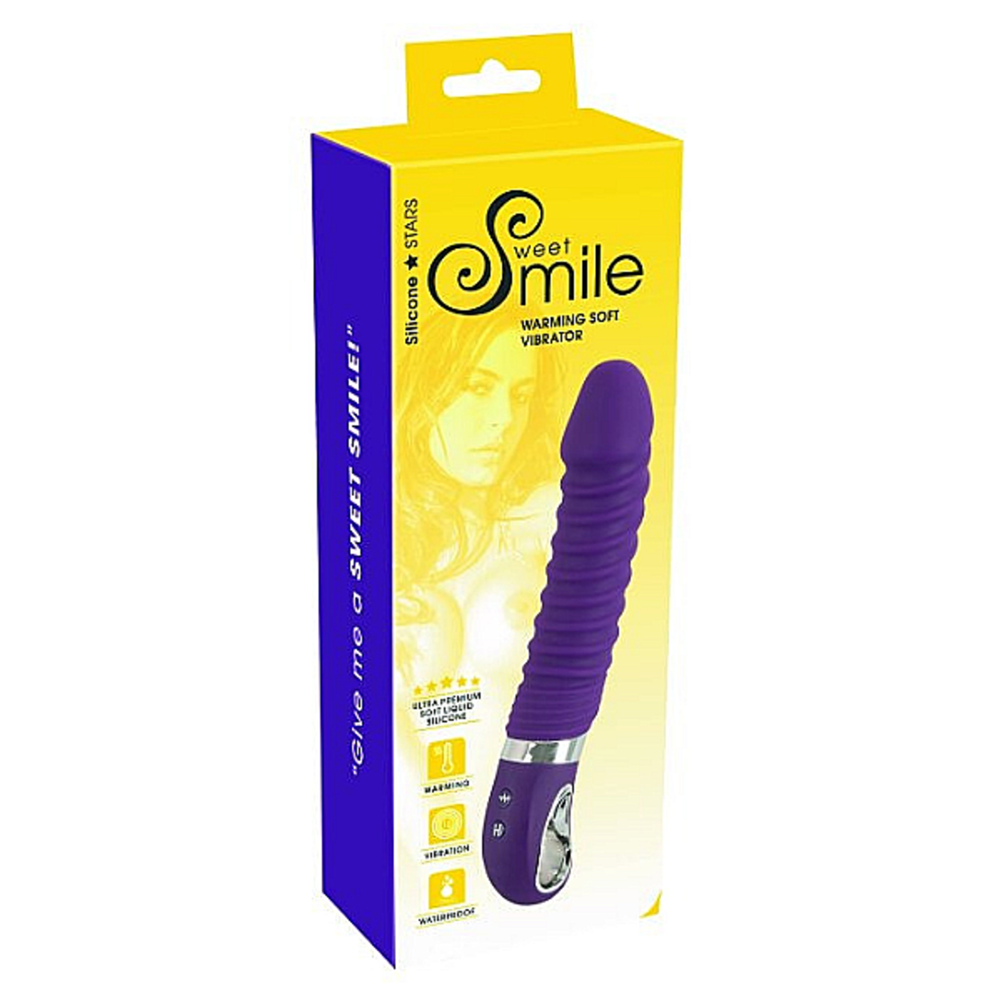 ויברטור מחורץ רוטט ומתחמם-SMILE
