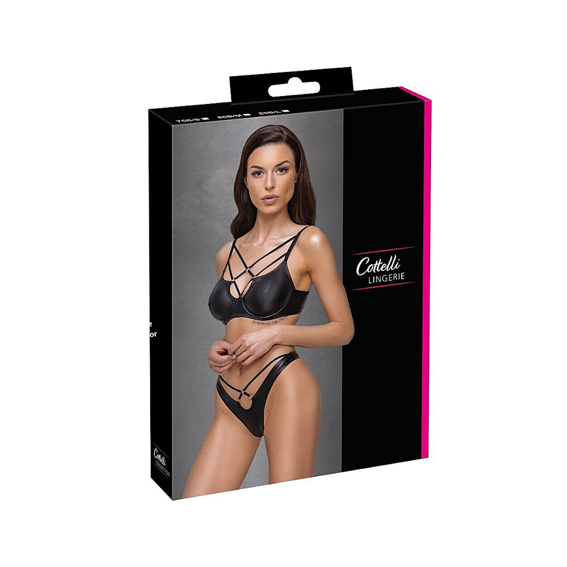 סט חזייה עם ברזלים וחוטיני ריו-Cottelli LINGERIE