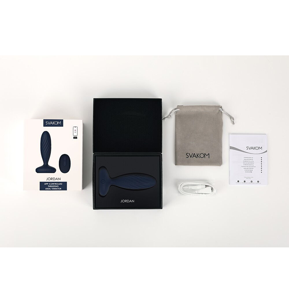 ויברטור אנאלי דוחף ג'ורדן-svakom