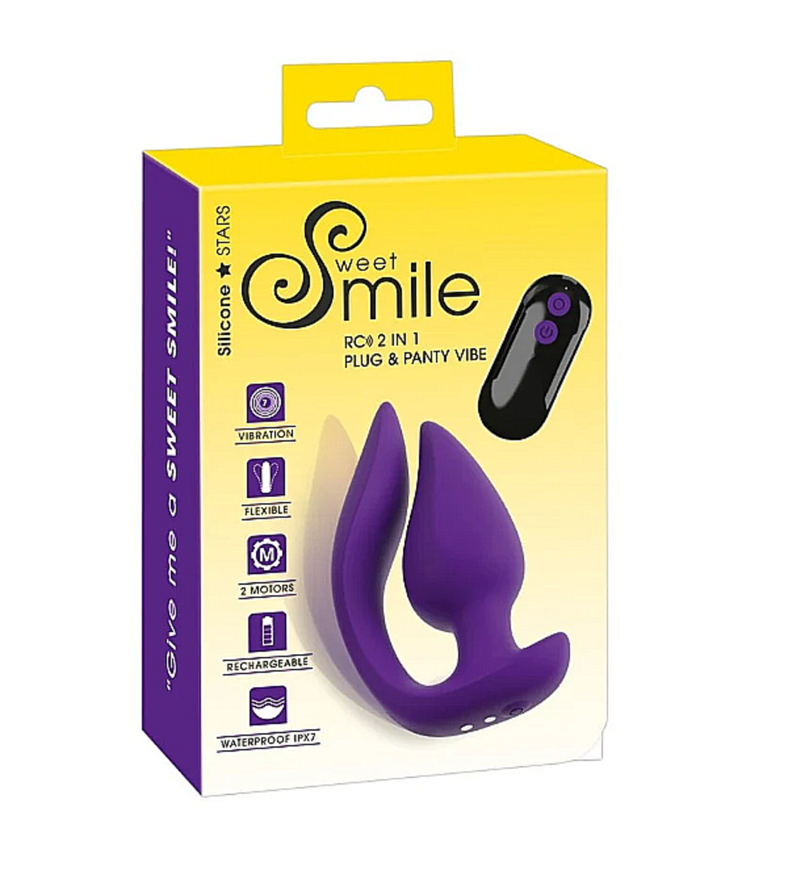 תחתון כפול עם שלט-smile