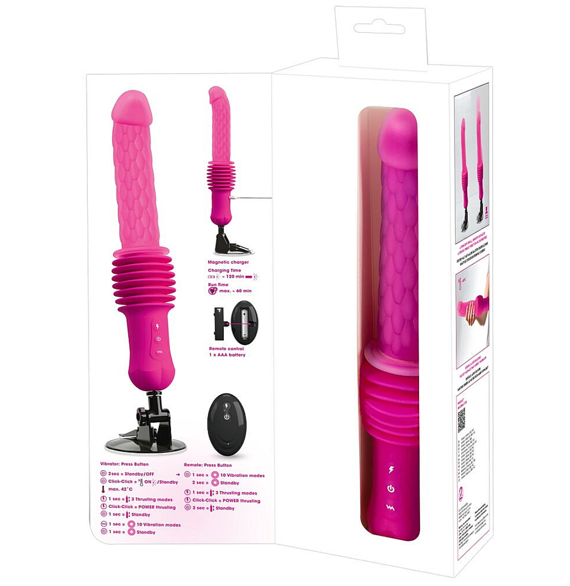 מכונת זיונים מתחמם רוטט ודוחף-You2Toys