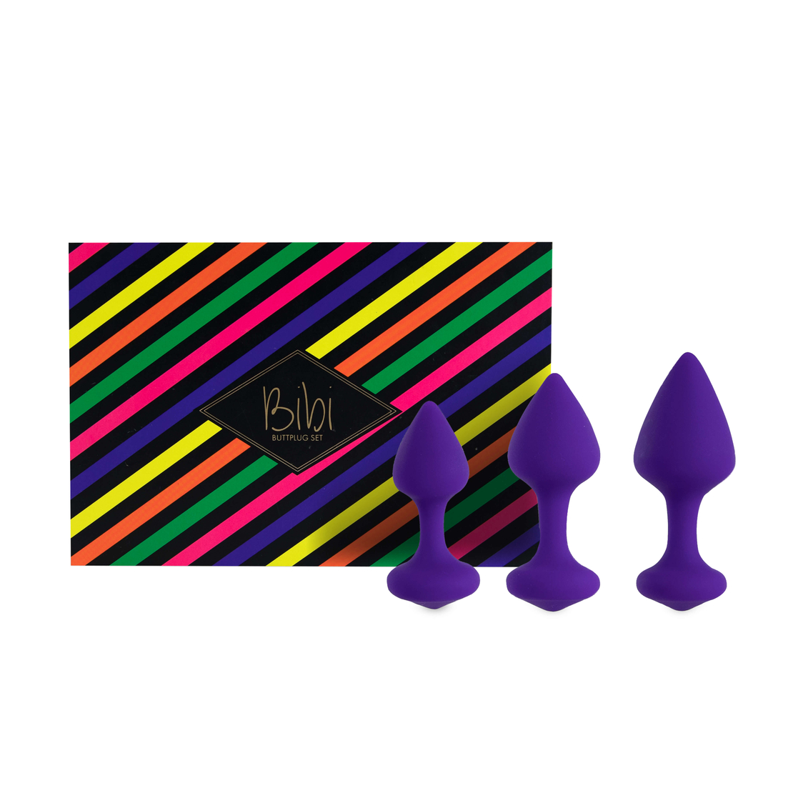 סט פלאג אנאלי לא רוטט לתרגול-Feelztoys Bibi