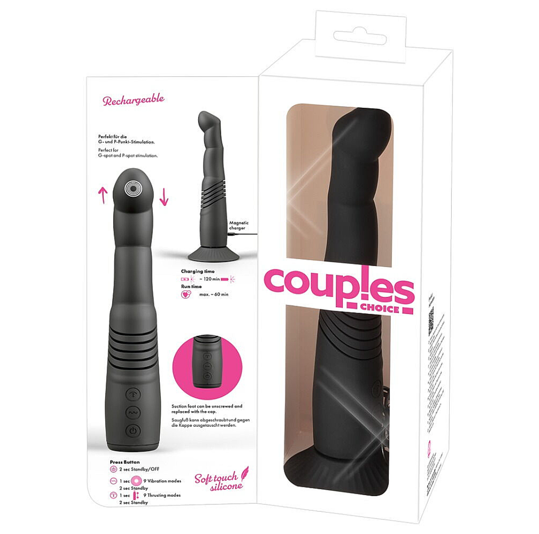 ויברטור רוטט בצורת אצבע-Couples Choice