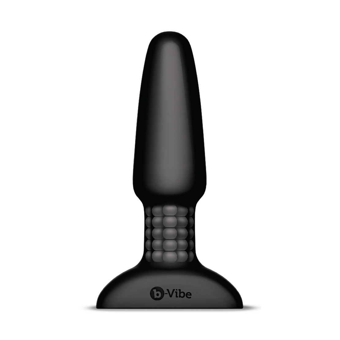 B-VIBE - פלאג אנאלי רוטט עם שלט רחוק רימינג 2 שחור