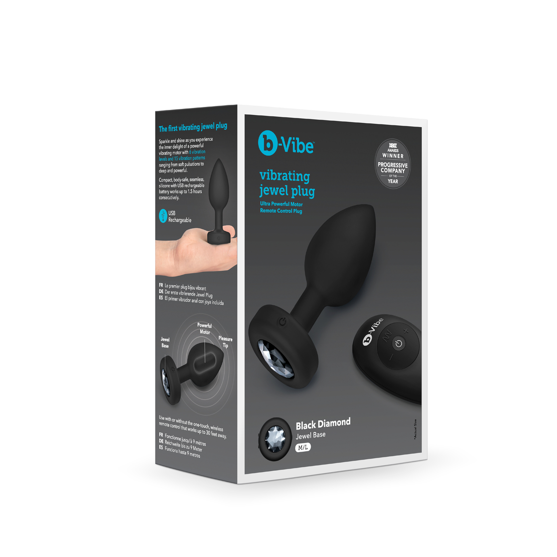 פלאג אנאלי תכשיט רוטט M/L-B-VIBE