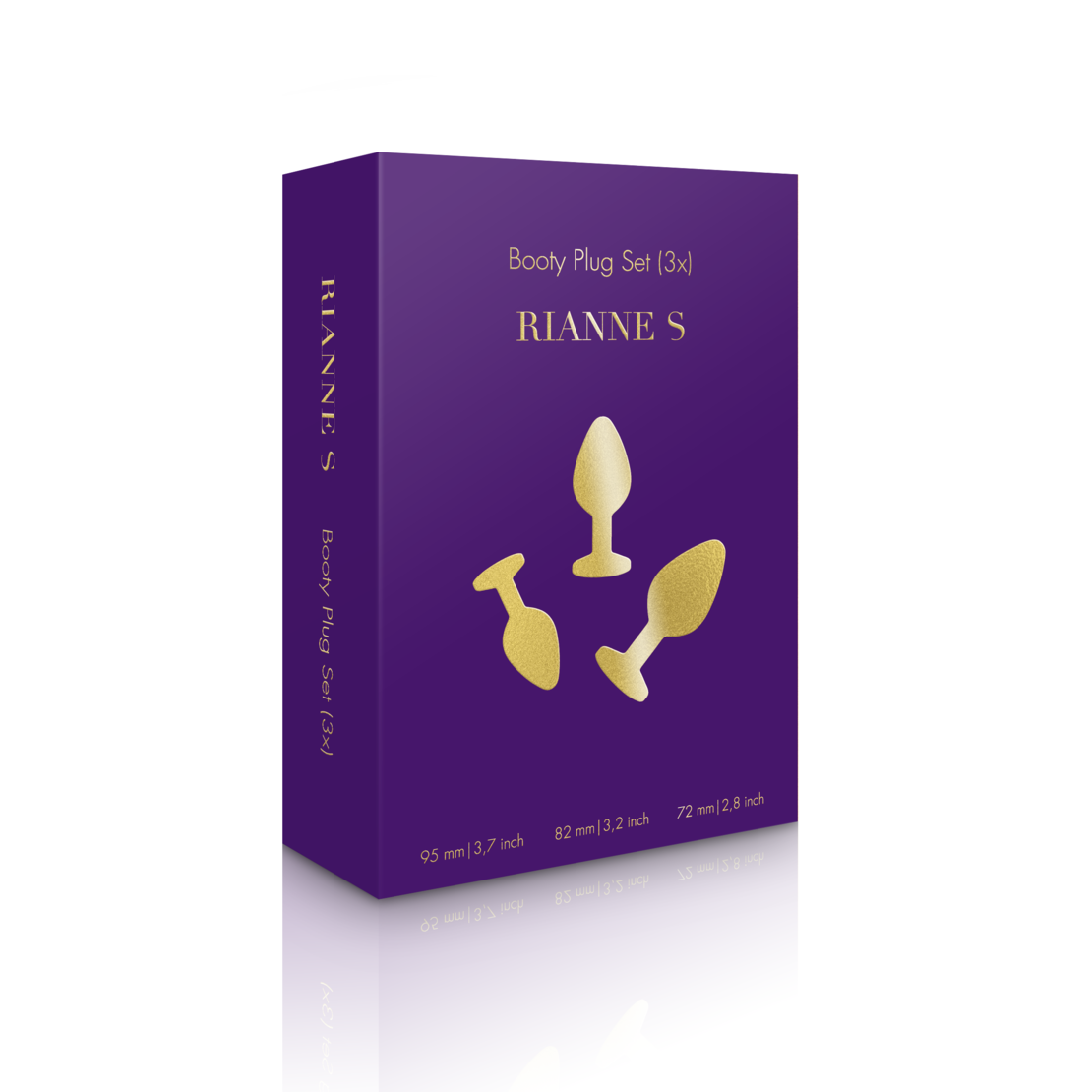 ערכת פלגים לחדירה אנאלית בגדלים שונים-RIANNE S