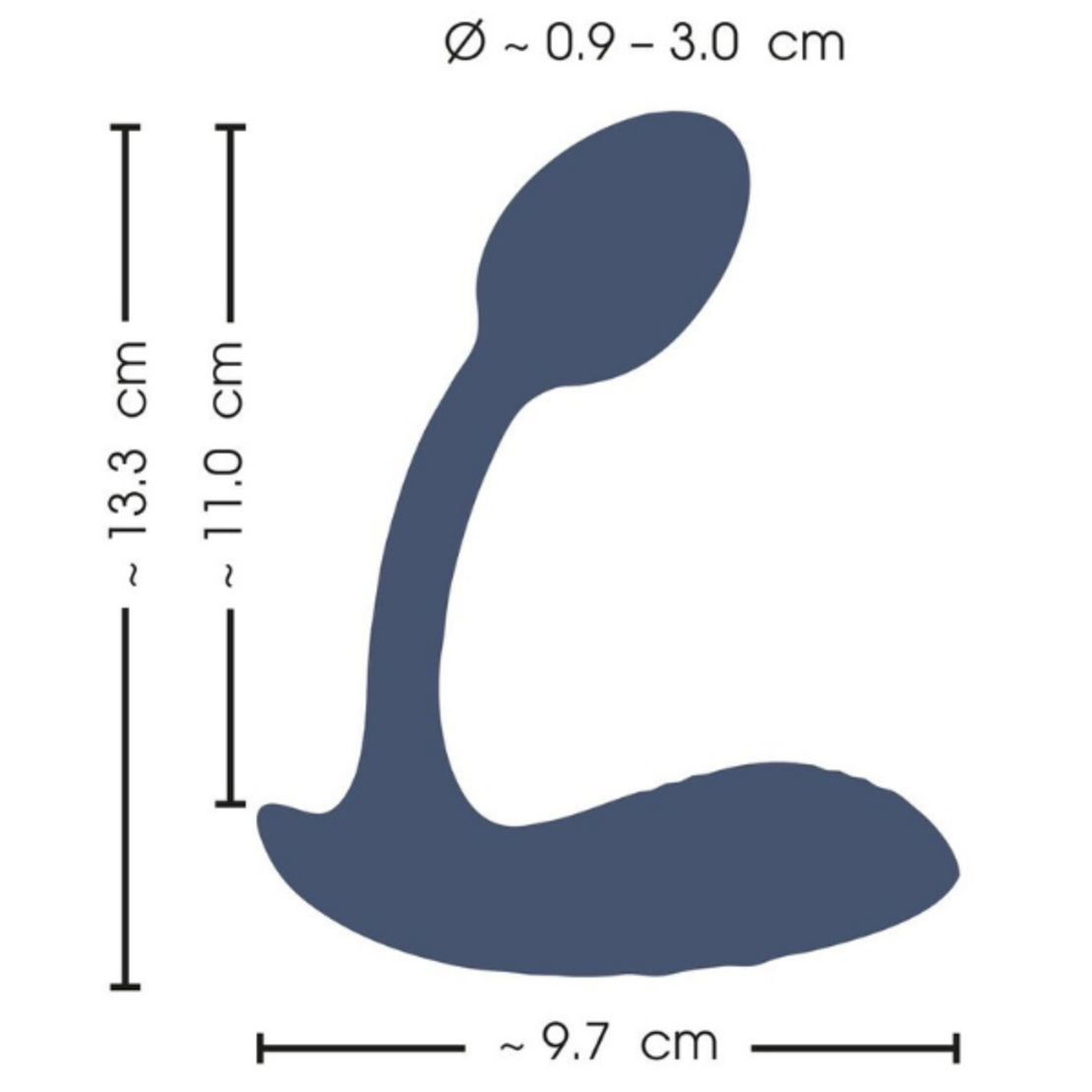 תחתון רוטט מסיליקון כפול רוטט ונטען-smile