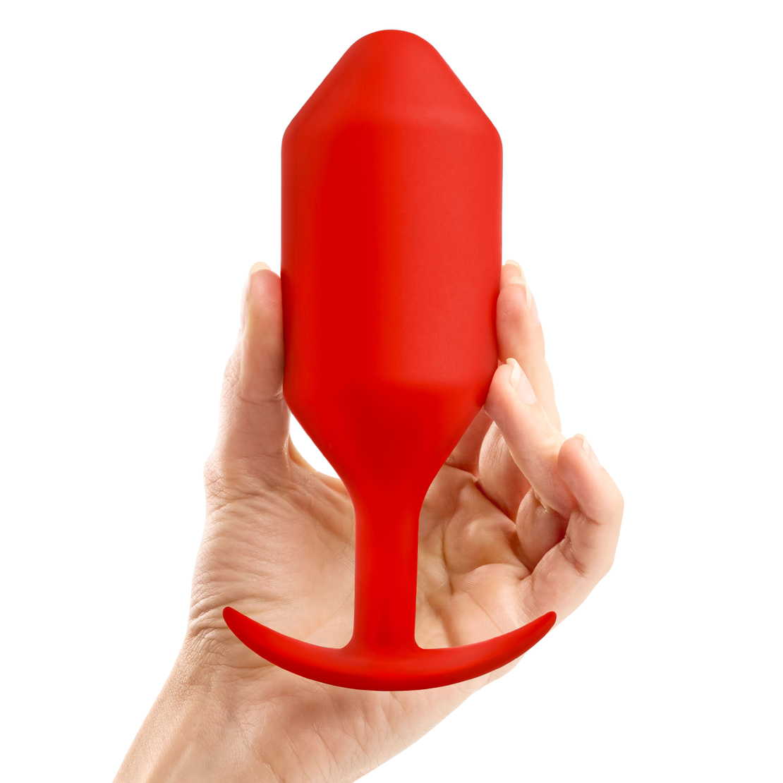 B-VIBE - פלאג אנאלי צמוד 6 אדום