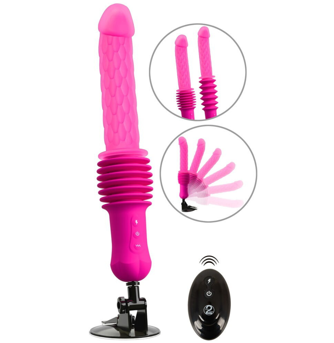 מכונת זיונים מתחמם רוטט ודוחף-You2Toys