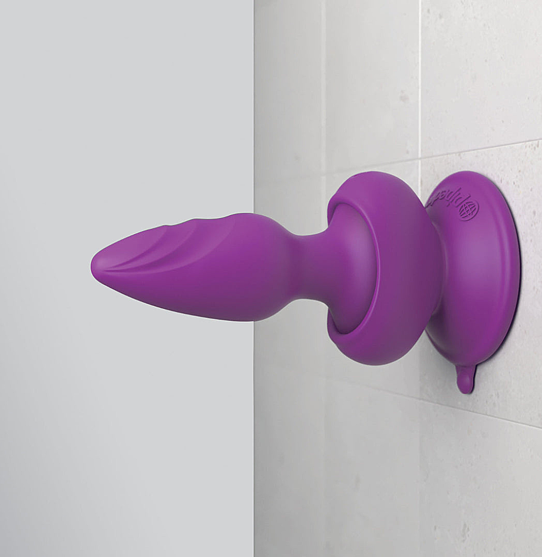 פלאג אנאלי רוטט וחזק עם כוס יניקה-Pipedream