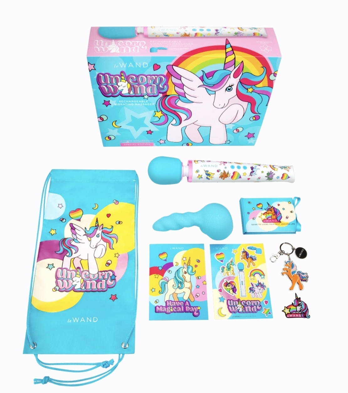 שרביט קסמים יוקרתי רוטט וחזק לדגדגן-le Wand