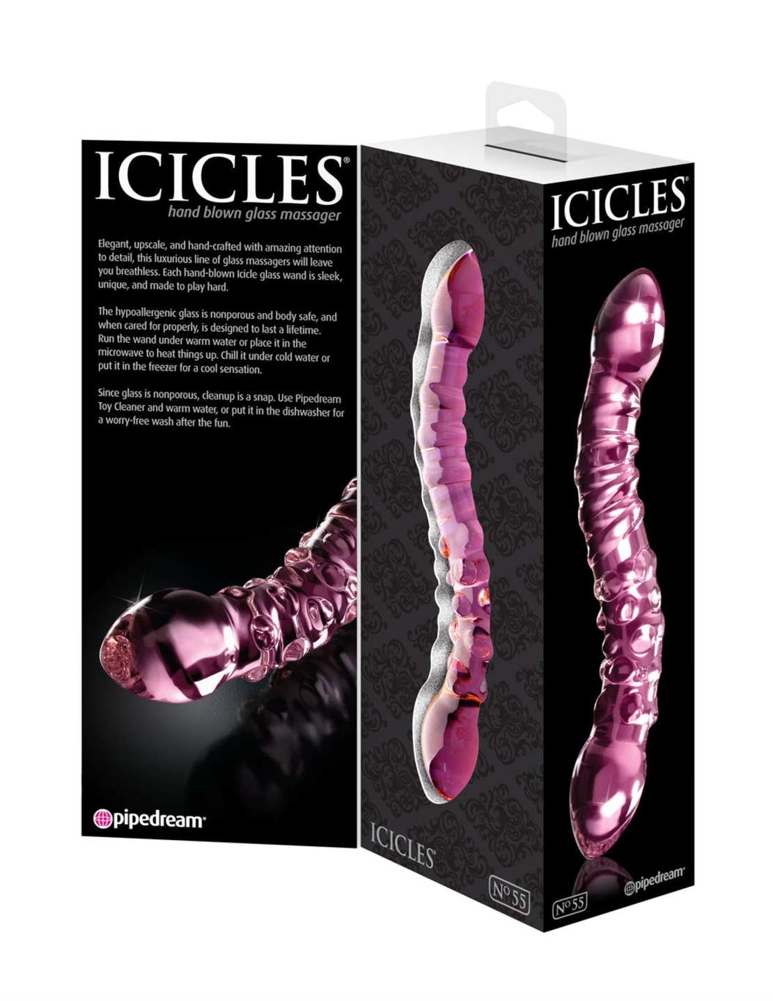 נטיף זכוכית לחדירה אנאלית-Icicles