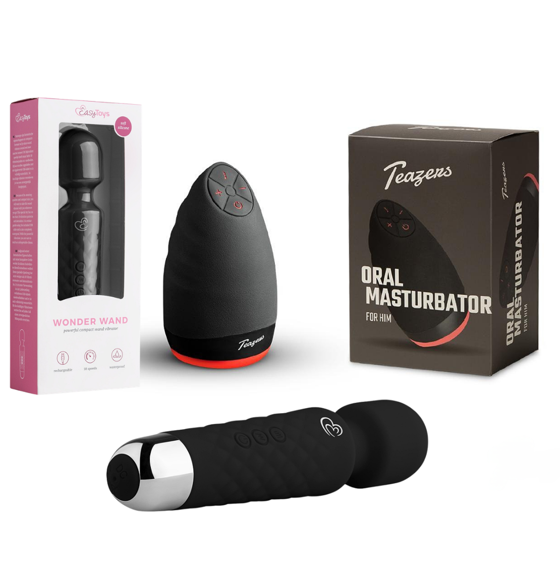 2 צעצועים לגבר ולאישה שרביט קסמים,מאונן