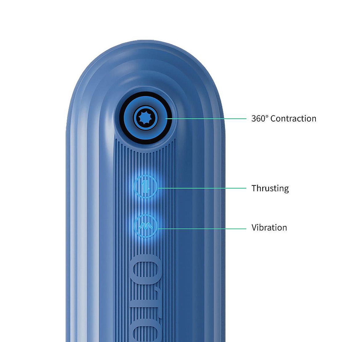 מאונן יוקרה לגבר OTOUCH Submarine עם רטט ויניקה