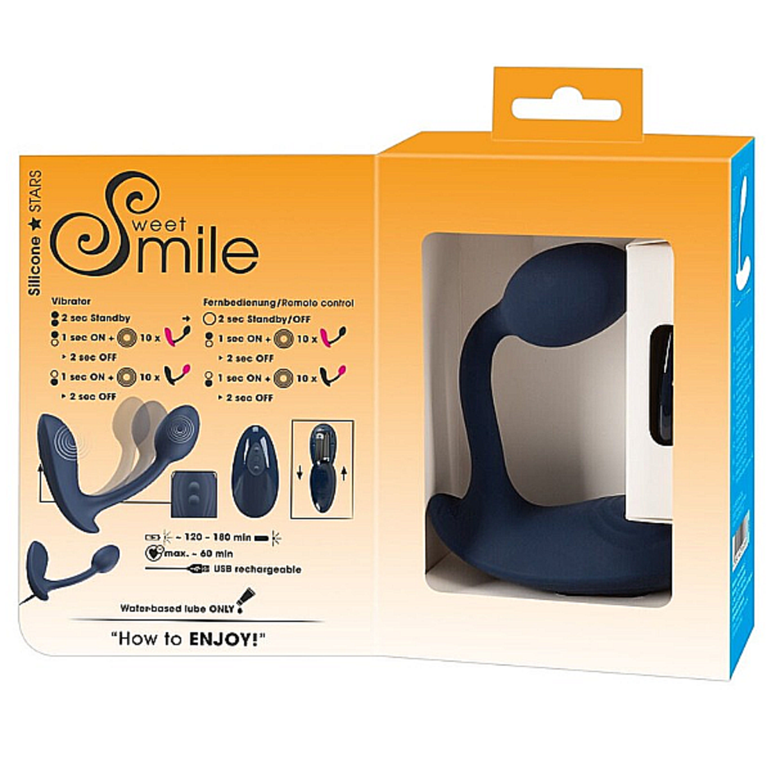 תחתון רוטט מסיליקון כפול רוטט ונטען-smile