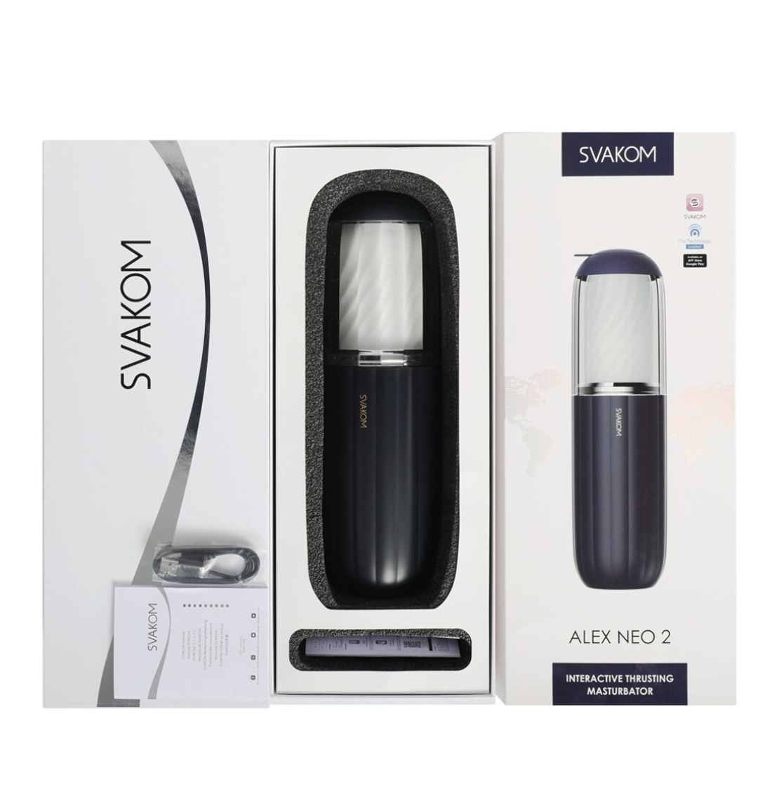 מאונן אוטומטי קומפקטי-Alex Neo 2 מבית SVAKOM