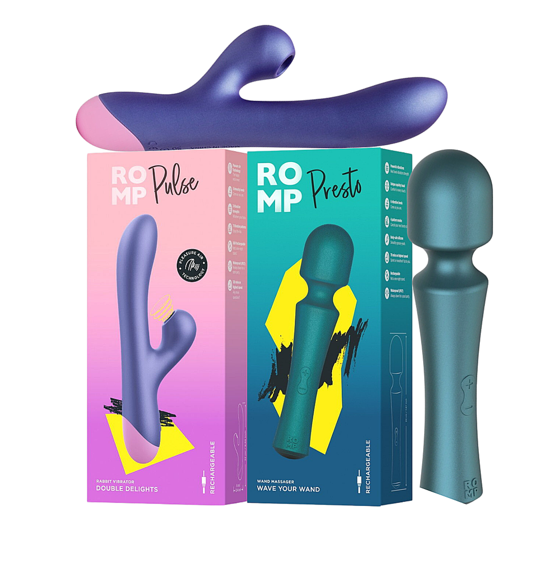 2 צעצועים מטורפים לאישה :יונק הדגדגן-שרביט קסמים