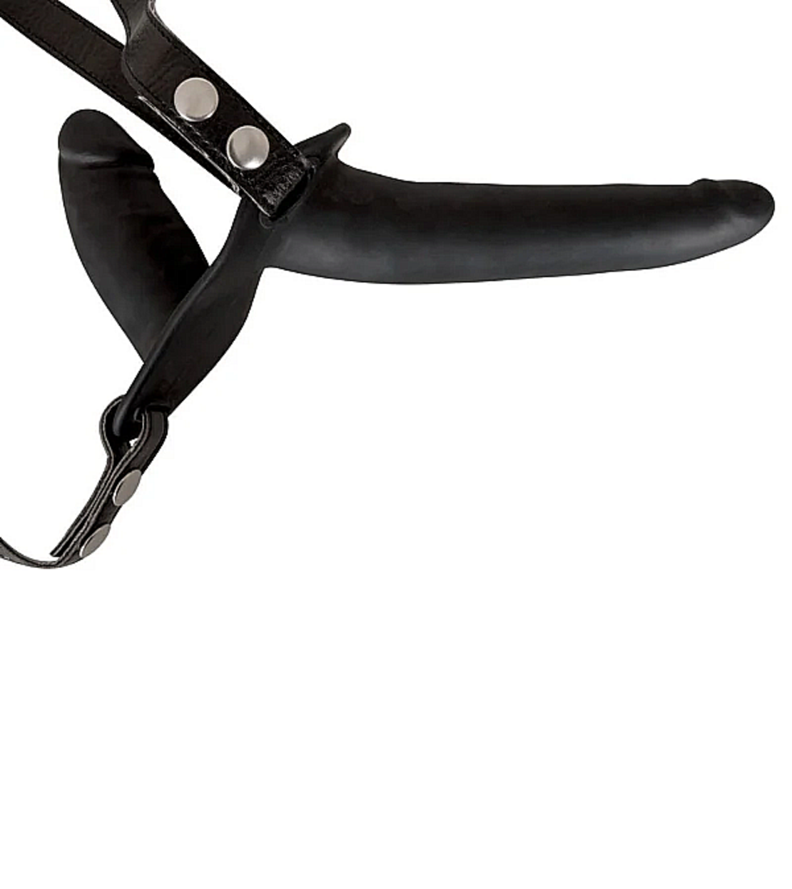 סטראפ און דילדו שחור כפול-You2Toys