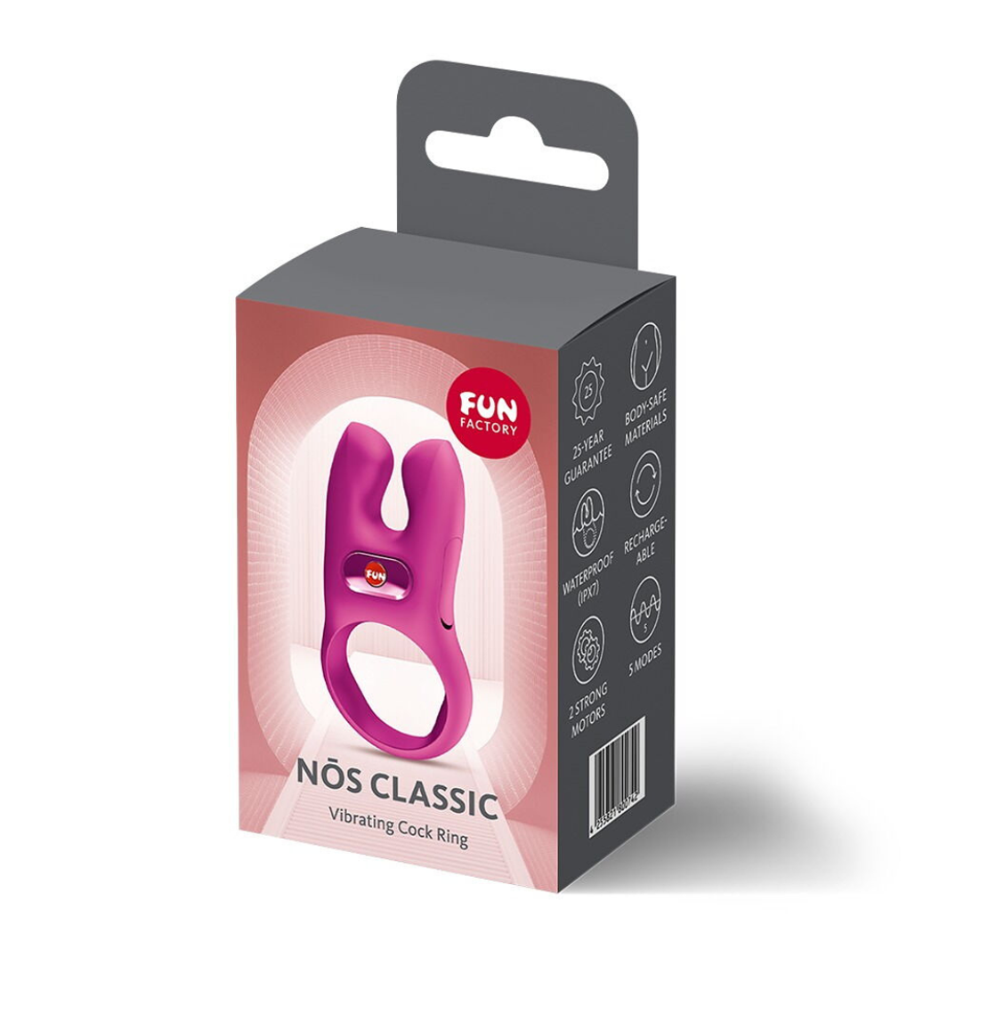 טבעת רטט זוגית יוקרתית חזקה ונטענת-Fun Factory