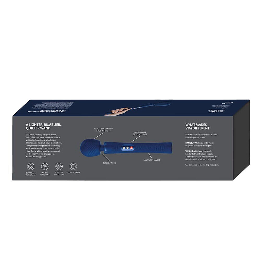 שרביט קסמים vim יוקרתי עם ויברציות חזקות לדגדגן- Fun Factory