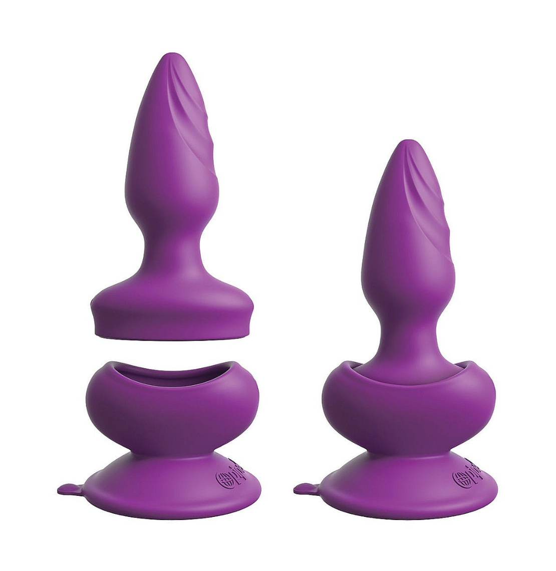 פלאג אנאלי רוטט וחזק עם כוס יניקה-Pipedream