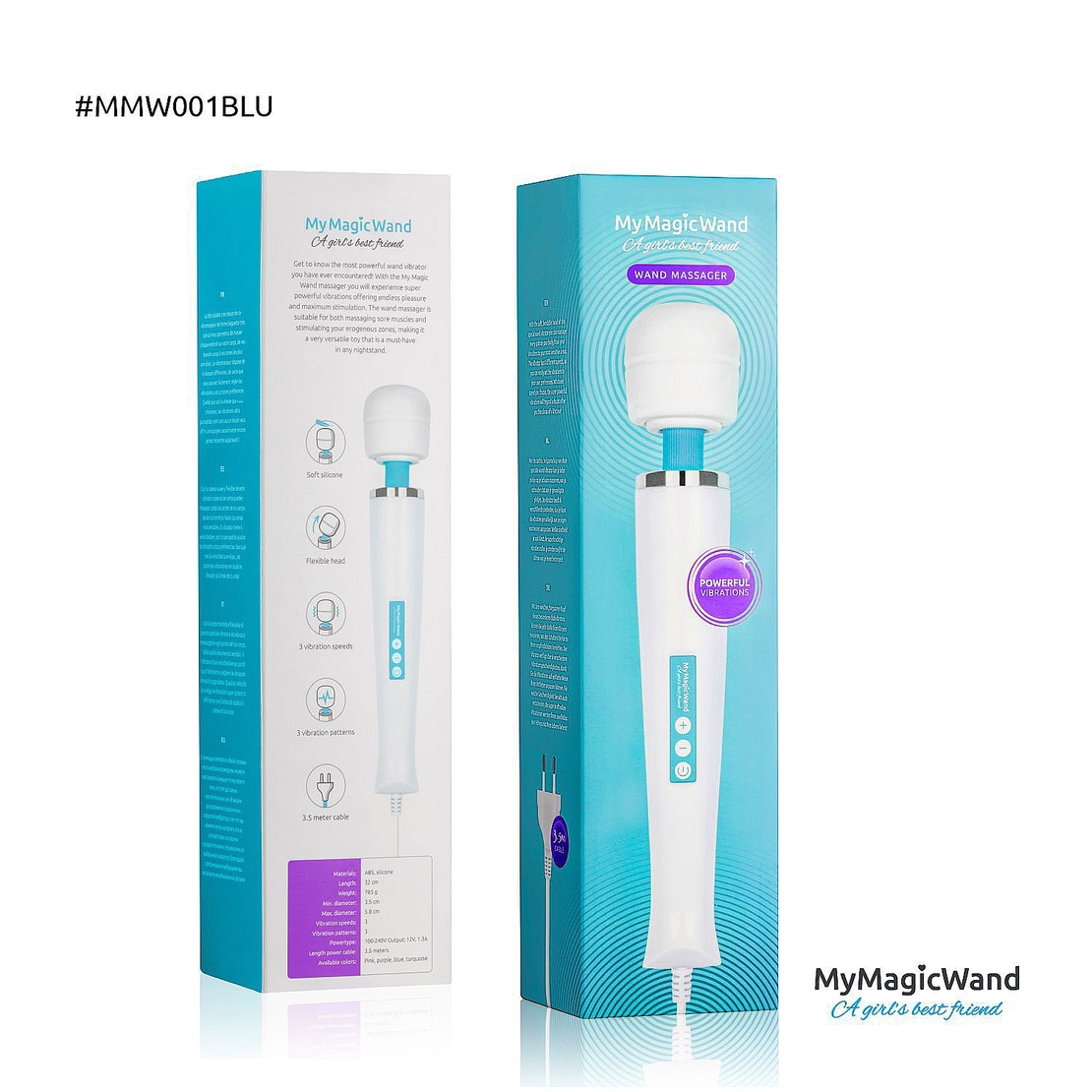 שרביט קסמים חזק לדגדגן ולמשחק זוגי-MyMagicWand