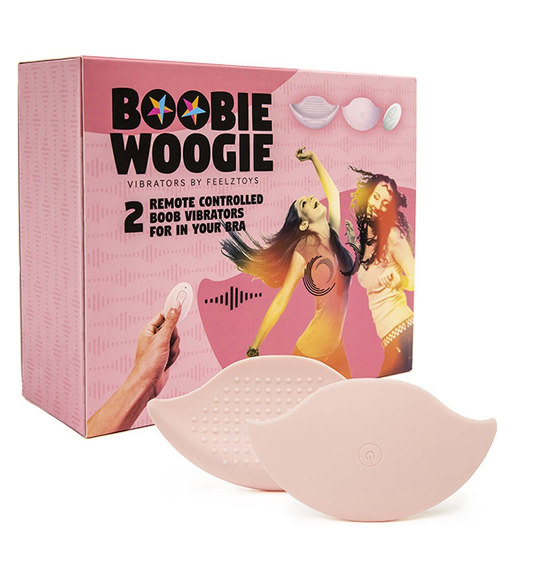 ויברטור פטמות רוטט עם שלט אלחוטי