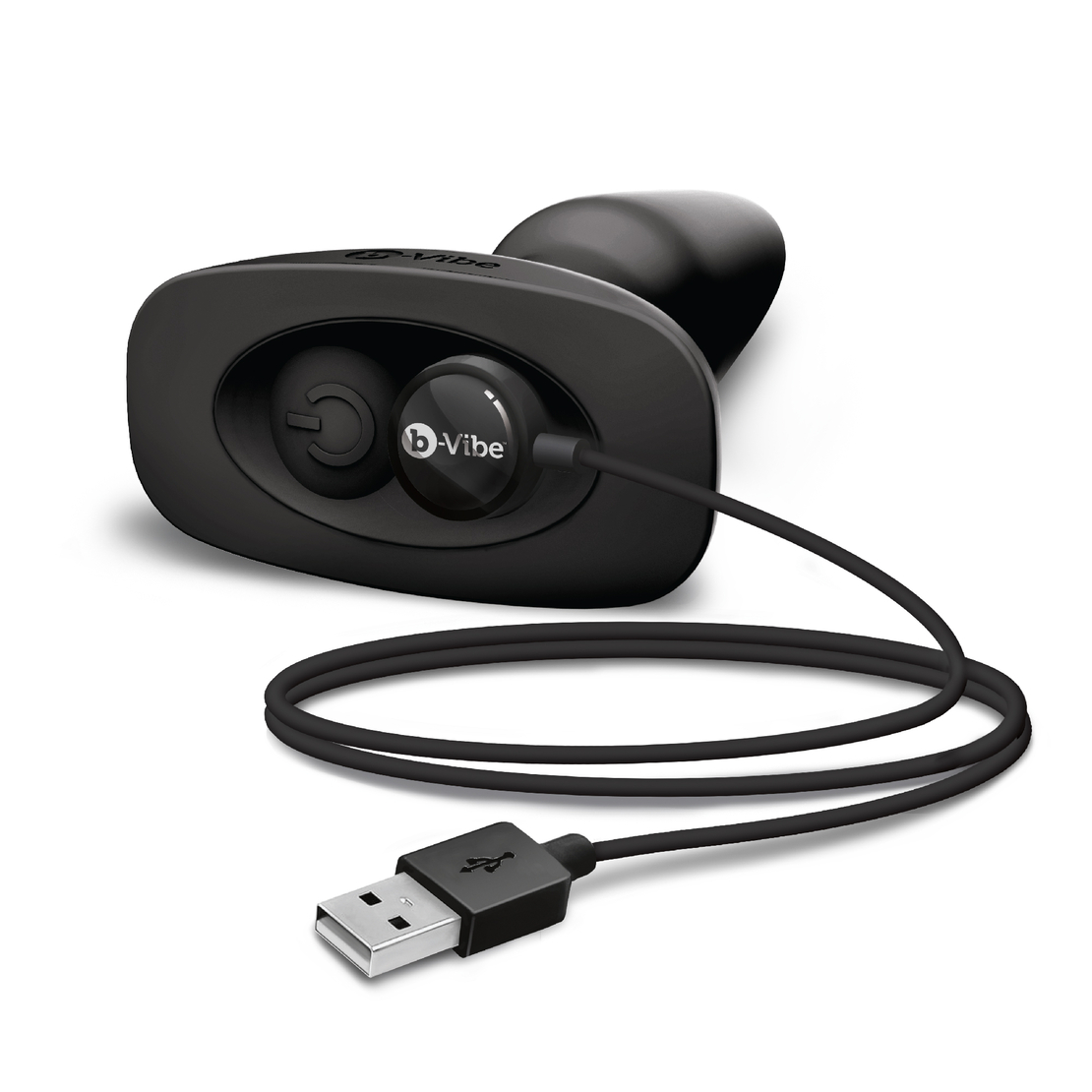 B-VIBE - פלאג אנאלי רוטט עם שלט רחוק רימינג 2 שחור