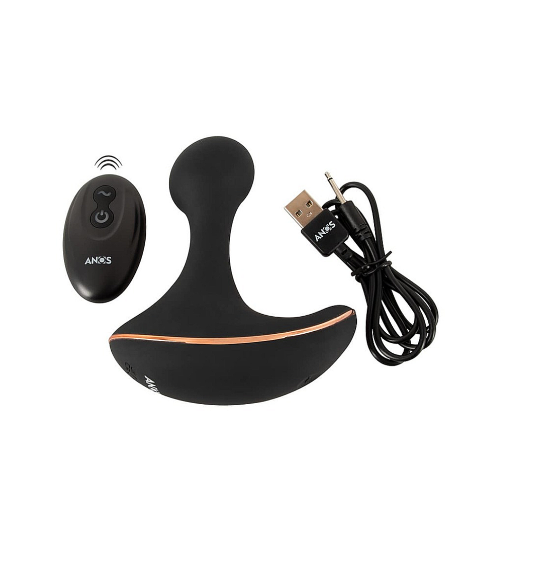 ויברטור אנאלי לגבר לעיסוי הערמונית-anos