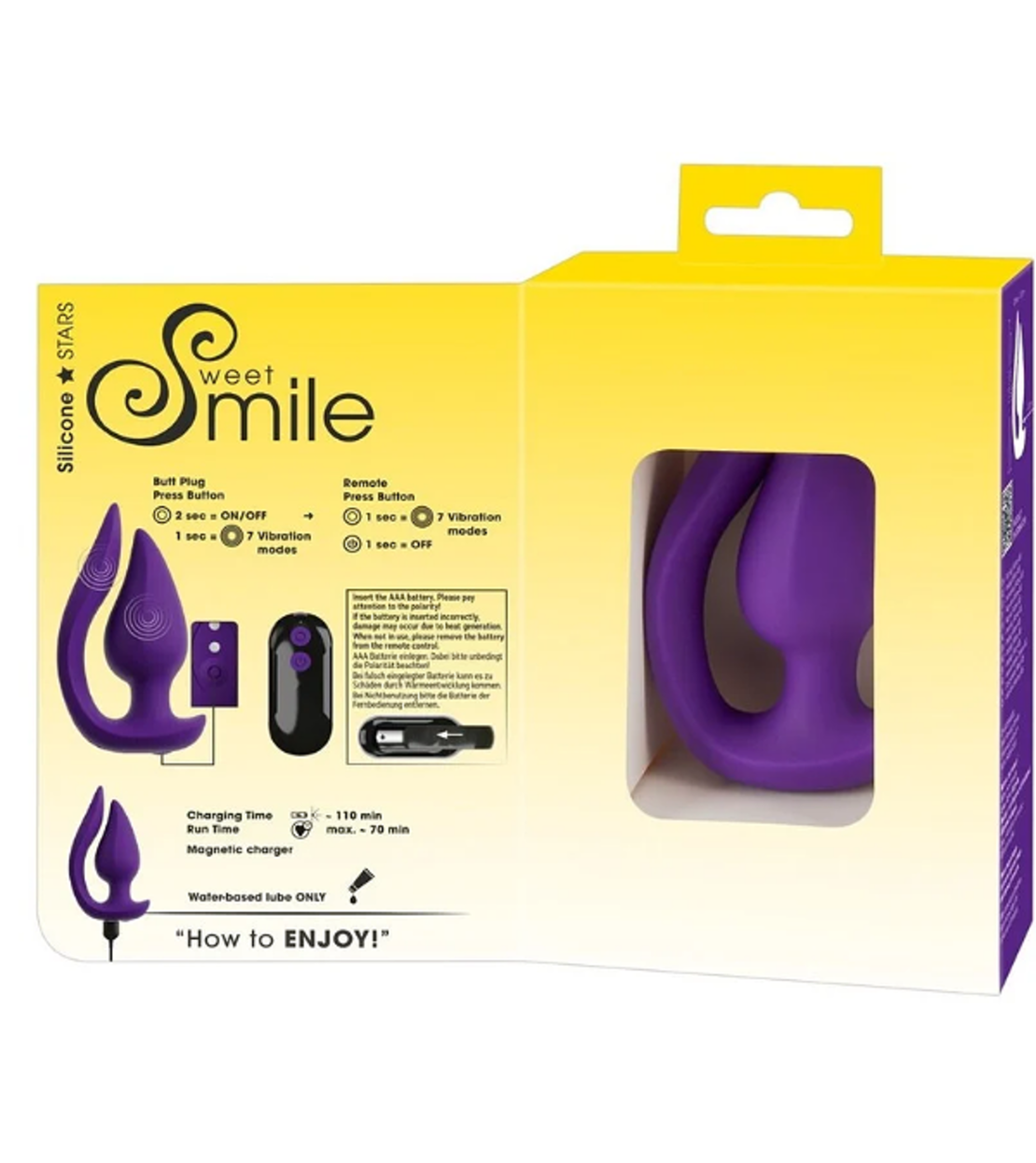 תחתון כפול עם שלט-smile