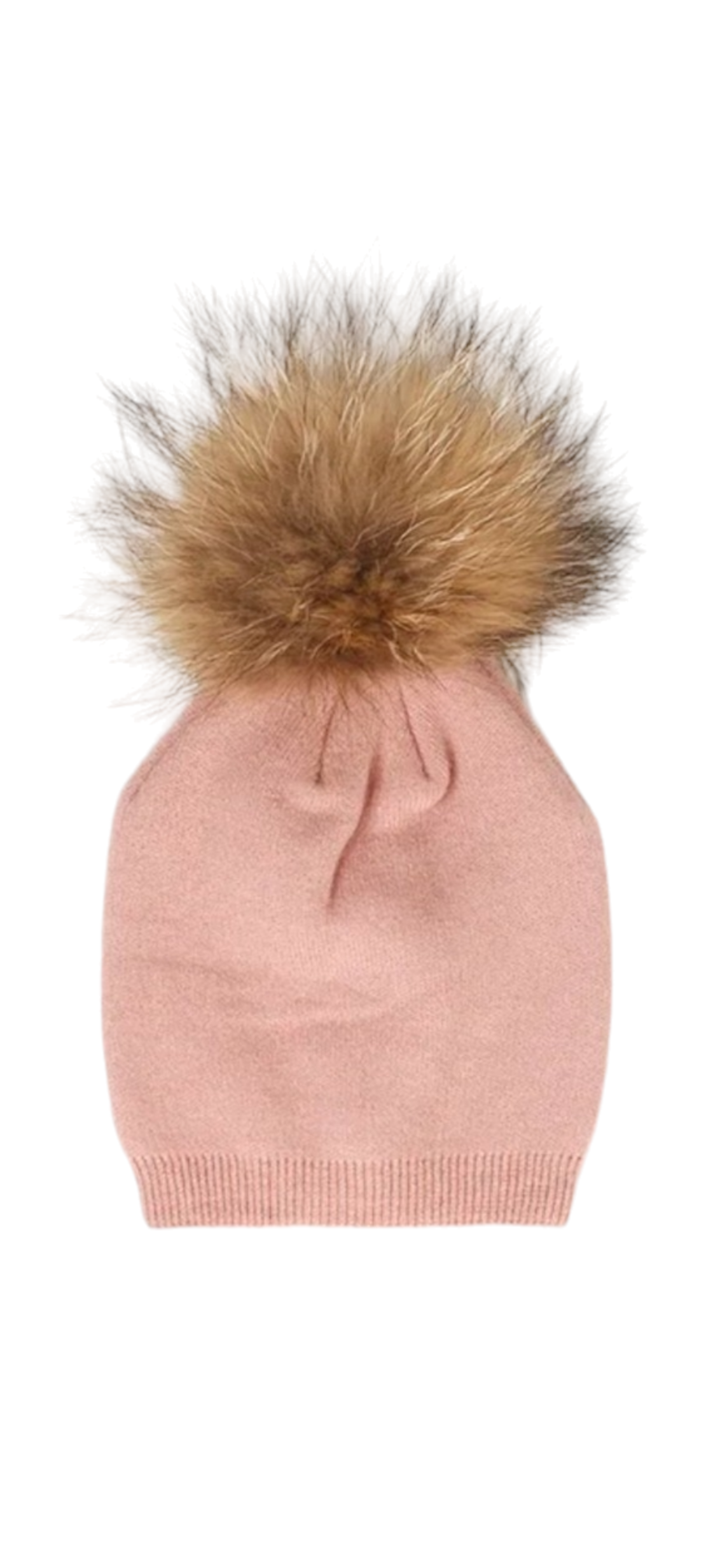 כובע פונפון צבע וורוד מידה 12-24M