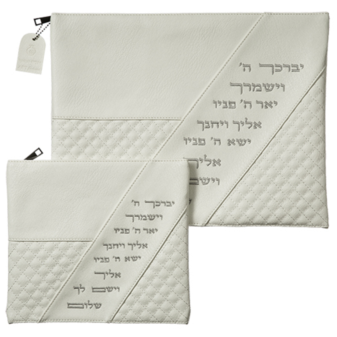 סט טלית תפילין דמוי עור יברכך